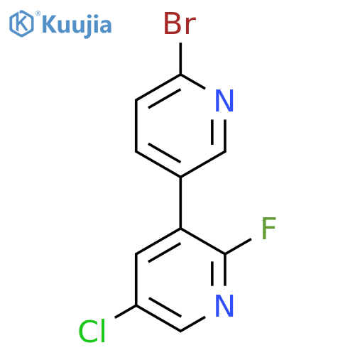 3-(6-bromopyridin-3-yl)-5-chloro-2-fluoropyridine structure