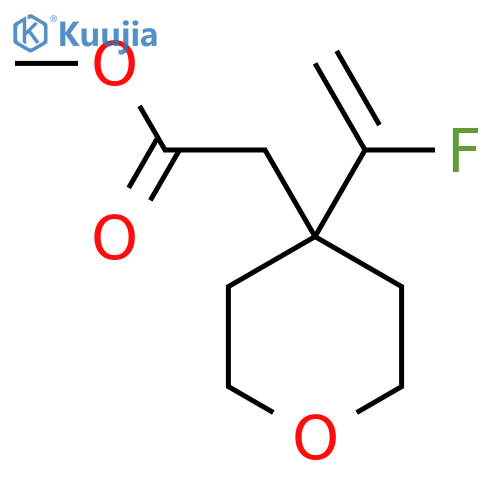 methyl 2-4-(1-fluoroethenyl)oxan-4-ylacetate structure