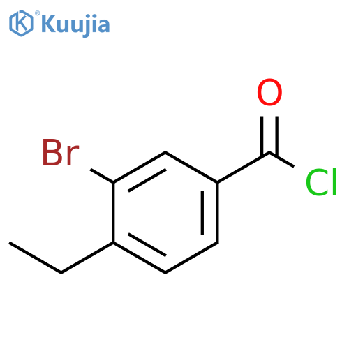 3-Bromo-4-ethyl-benzoyl chloride structure