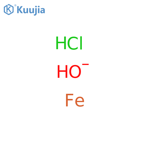 Iron chloride hydroxide (Fe[Cl,(OH)]3) structure