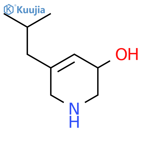 5-(2-Methylpropyl)-1,2,3,6-tetrahydropyridin-3-ol structure
