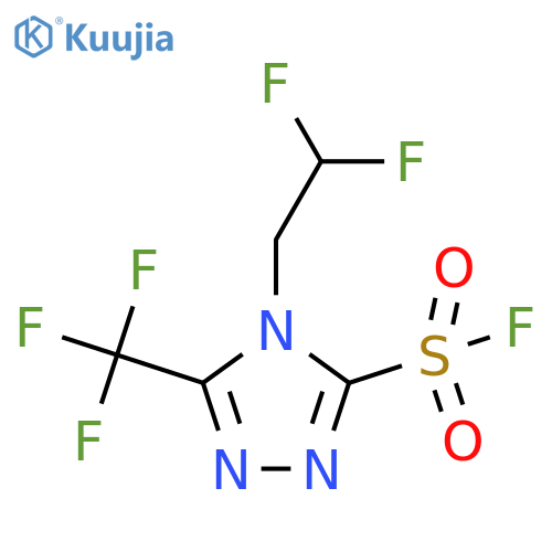 4-(2,2-difluoroethyl)-5-(trifluoromethyl)-4H-1,2,4-triazole-3-sulfonyl fluoride structure