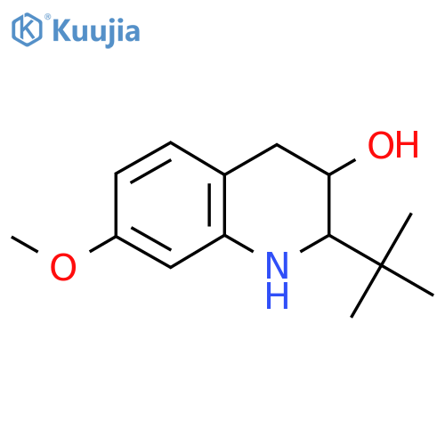 2-Tert-butyl-7-methoxy-1,2,3,4-tetrahydroquinolin-3-ol structure