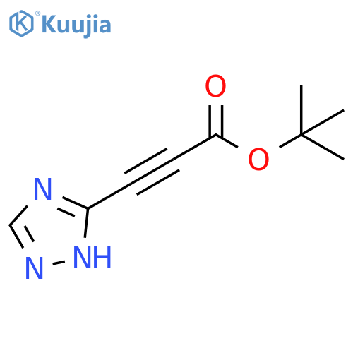 tert-butyl 3-(1H-1,2,4-triazol-3-yl)prop-2-ynoate structure