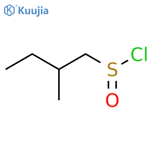 2-Methylbutane-1-sulfinyl chloride structure