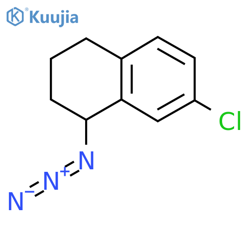 1-Azido-7-chloro-1,2,3,4-tetrahydronaphthalene structure