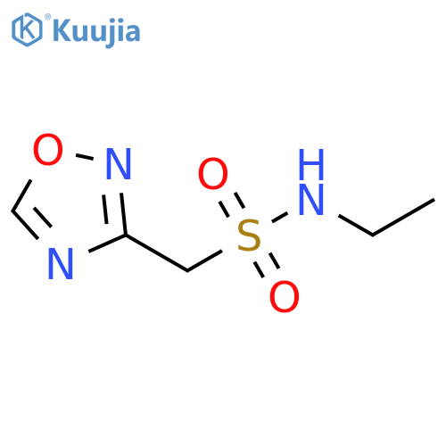 1,2,4-Oxadiazole-3-methanesulfonamide, N-ethyl- structure