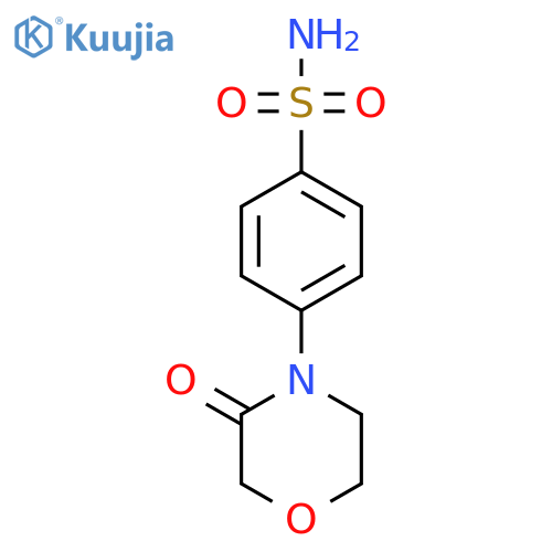 4-(3-oxomorpholin-4-yl)benzene-1-sulfonamide structure