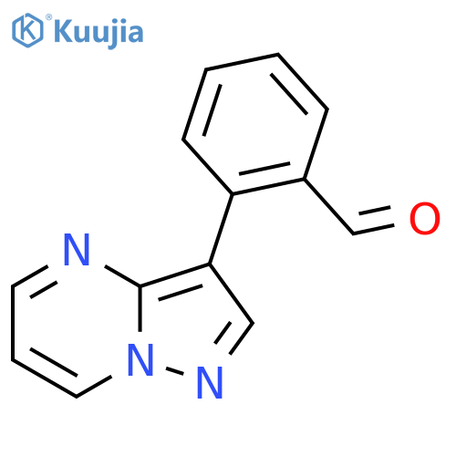 2-{Pyrazolo[1,5-a]pyrimidin-3-yl}benzaldehyde structure