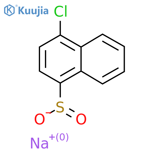 Sodium 4-chloronaphthalene-1-sulfinate structure