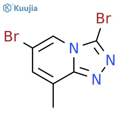 3,6-Dibromo-8-methyl-[1,2,4]triazolo[4,3-a]pyridine structure