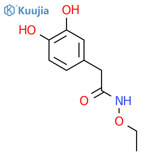 2-(3,4-dihydroxyphenyl)-N-ethoxyacetamide structure