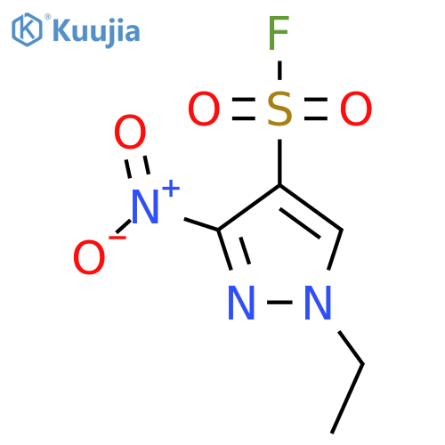 1-ethyl-3-nitro-1H-pyrazole-4-sulfonyl fluoride structure