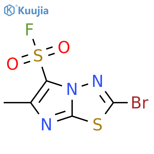 2-Bromo-6-methylimidazo[2,1-b][1,3,4]thiadiazole-5-sulfonyl fluoride structure