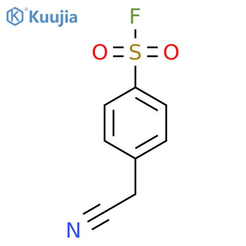 4-(Cyanomethyl)benzene-1-sulfonyl fluoride structure