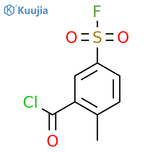 5-(Fluorosulfonyl)-2-methylbenzoyl chloride structure