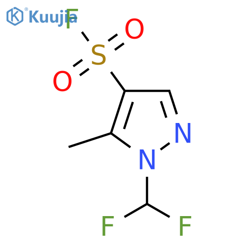 1-(difluoromethyl)-5-methyl-1H-pyrazole-4-sulfonyl fluoride structure