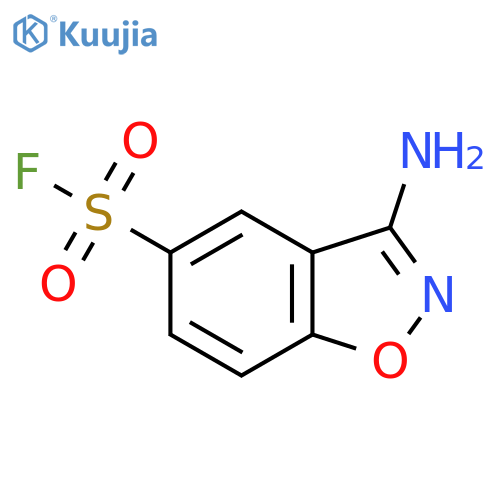 3-Amino-1,2-benzoxazole-5-sulfonyl fluoride structure