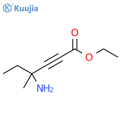2-Hexynoic acid, 4-amino-4-methyl-, ethyl ester structure