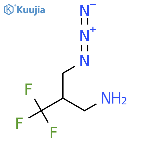 2-(Azidomethyl)-3,3,3-trifluoropropan-1-amine structure