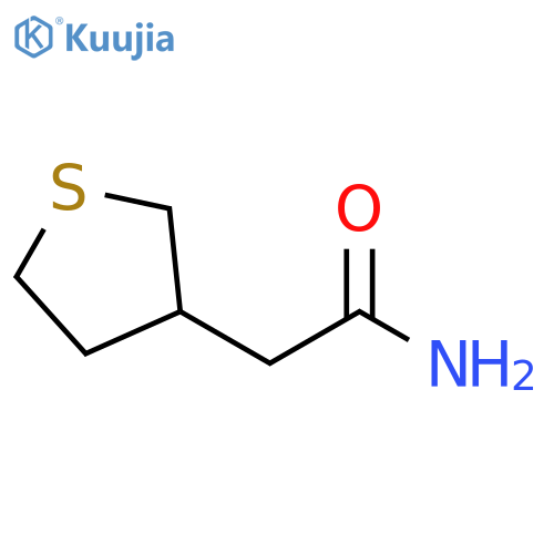 3-Thiopheneacetamide, tetrahydro- structure