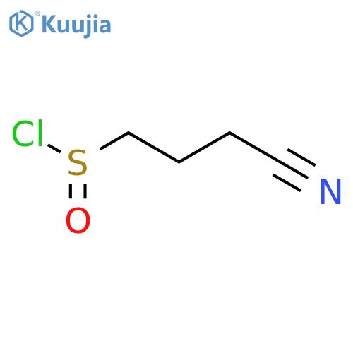 3-Cyanopropane-1-sulfinyl chloride structure