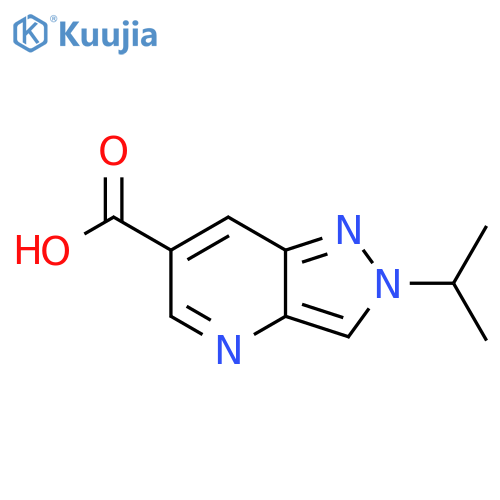 2-(propan-2-yl)-2H-pyrazolo[4,3-b]pyridine-6-carb
oxylic acid structure