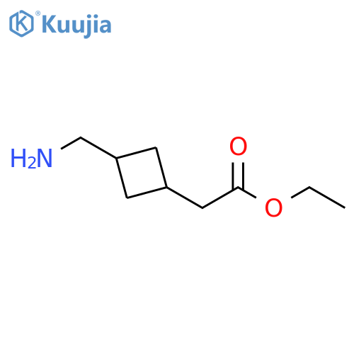 ethyl 2-3-(aminomethyl)cyclobutylacetate structure