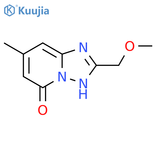 2-(methoxymethyl)-7-methyl-1,2,4triazolo1,5-apyridin-5-ol structure