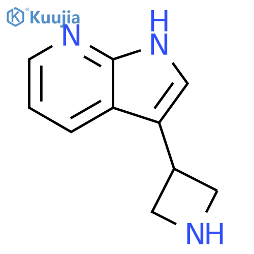 1H-Pyrrolo[2,3-b]pyridine, 3-(3-azetidinyl)- structure