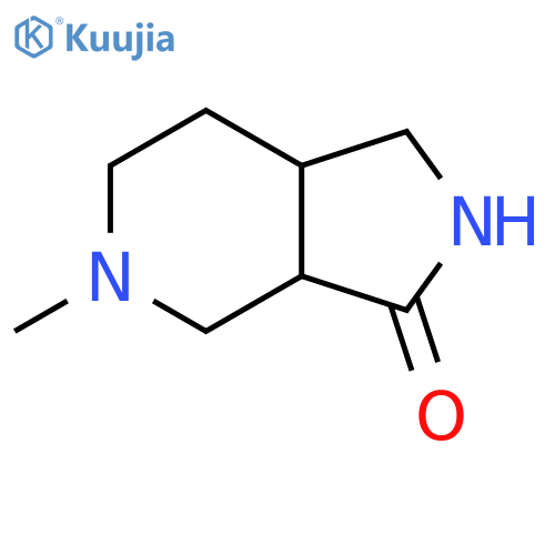 3H-Pyrrolo[3,4-c]pyridin-3-one, octahydro-5-methyl- structure