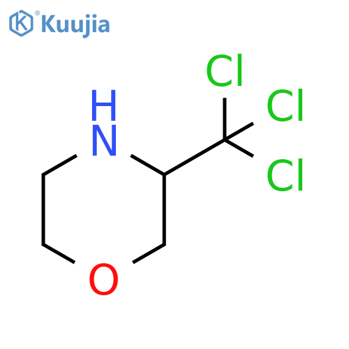 Morpholine, 3-(trichloromethyl)- structure