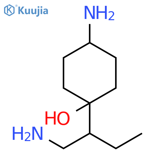 Cyclohexanol, 4-amino-1-[1-(aminomethyl)propyl]- structure