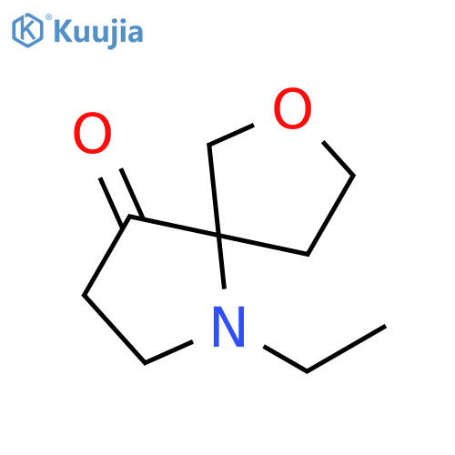 7-Oxa-1-azaspiro[4.4]nonan-4-one, 1-ethyl- structure