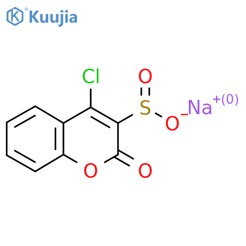 sodium 4-chloro-2-oxo-2H-chromene-3-sulfinate structure