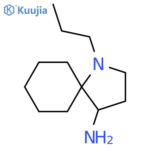 1-Azaspiro[4.5]decan-4-amine, 1-propyl- structure