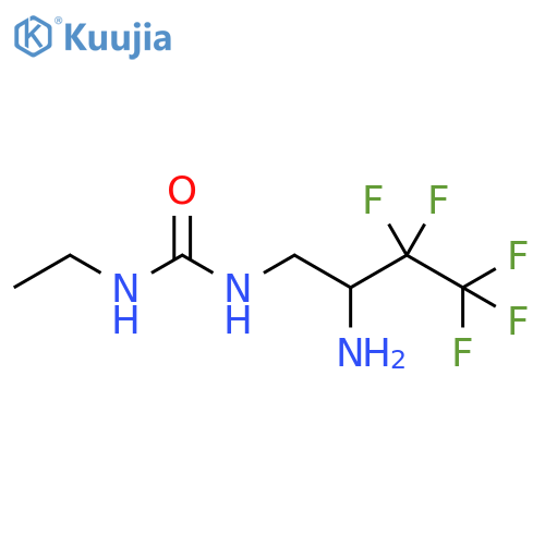Urea, N-(2-amino-3,3,4,4,4-pentafluorobutyl)-N'-ethyl- structure
