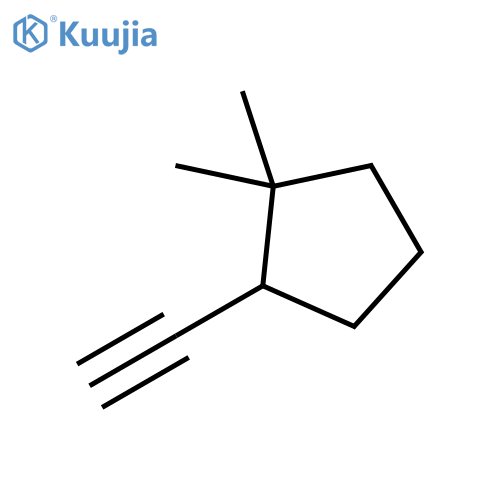 Cyclopentane, 2-ethynyl-1,1-dimethyl- structure