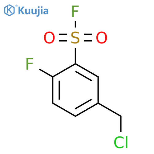 5-(Chloromethyl)-2-fluorobenzenesulfonyl fluoride structure