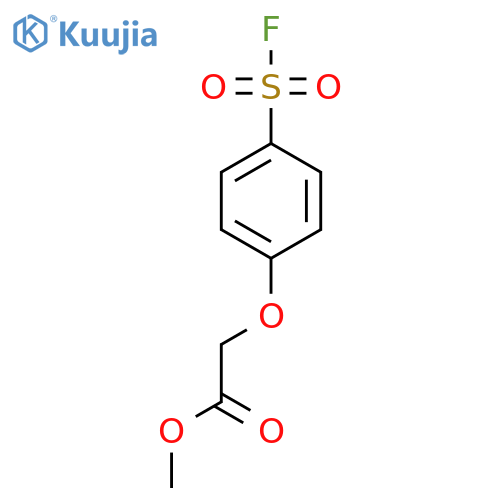 Methyl 2-[4-(fluorosulfonyl)phenoxy]acetate structure
