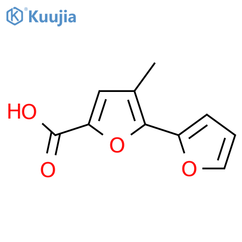 5-(Furan-2-yl)-4-methylfuran-2-carboxylic acid structure