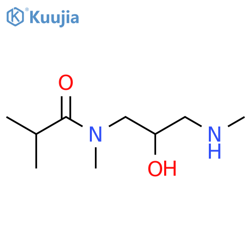 Propanamide, N-[2-hydroxy-3-(methylamino)propyl]-N,2-dimethyl- structure
