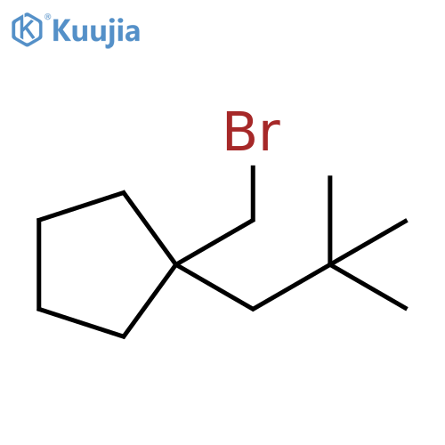 Cyclopentane, 1-(bromomethyl)-1-(2,2-dimethylpropyl)- structure