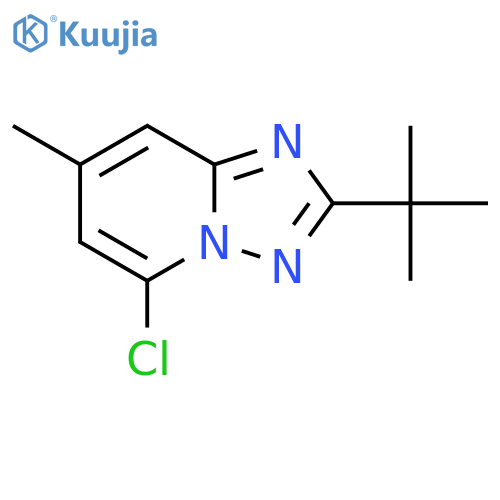 2-tert-butyl-5-chloro-7-methyl-1,2,4triazolo1,5-apyridine structure