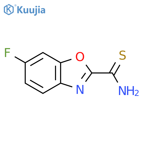 6-Fluoro-1,3-benzoxazole-2-carbothioamide structure