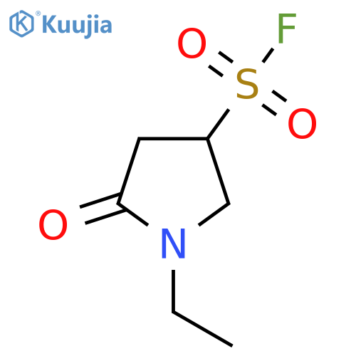 1-Ethyl-5-oxopyrrolidine-3-sulfonyl fluoride structure
