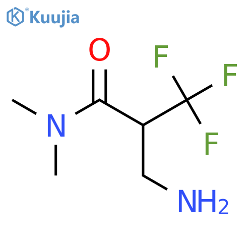 Propanamide, 2-(aminomethyl)-3,3,3-trifluoro-N,N-dimethyl- structure