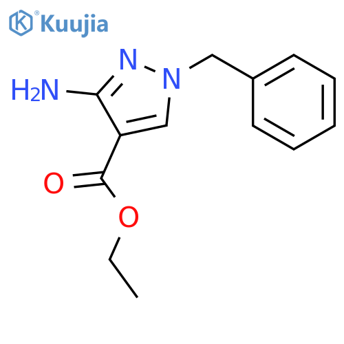 ethyl 3-amino-1-benzyl-1H-pyrazole-4-carboxylate structure