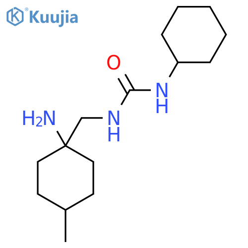 3-(1-amino-4-methylcyclohexyl)methyl-1-cyclohexylurea structure