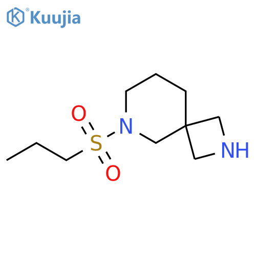 2,6-Diazaspiro[3.5]nonane, 6-(propylsulfonyl)- structure